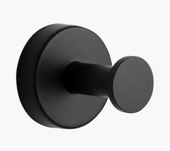 Гачок  SANELA для ванної кімнати 55х55х52 мм, нержавіюча сталь з чорним покриттям