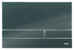 Клавіша змиву серії Exclusive для інсталяцій Werit, чорна металік скляна