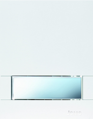 Механическая Клавиша к инсталляции для уриналов WERIT Jomo Exclusive, Белое глянцевое стекло