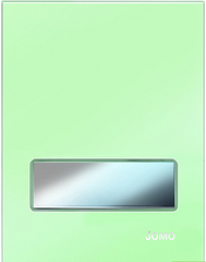 Механічна Клавіша до інсталяції для уріналів WERIT Jomo Exclusive, Скло зелена м'ята