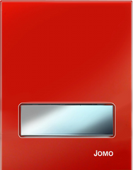 Механічна Клавіша до інсталяції для уріналів WERIT Jomo Exclusive, Скло червоне