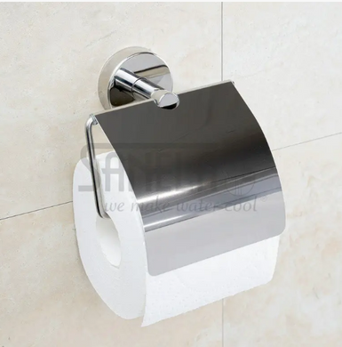 Тримач туалетного паперу SANELА з кришкою, полірована нержавіюча сталь