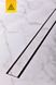 Душевой канал с черным корпусом из полипропилена, вертикальным фланцем для монтажа у стены и решеткой из нерж. стали, выпуск DN 40, 450 мм, Класик / Под плитку