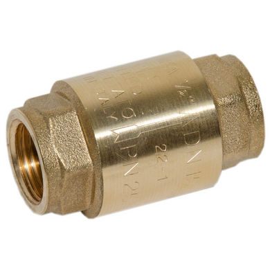 Обратный клапан EUROPA с латунным штоком Ø1/2″ PN25 -20/+100°C ITAP SpA