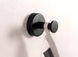 Крючок SANELA для ванной комнаты 55х55х52 мм, нержавеющая сталь с черным покрытием